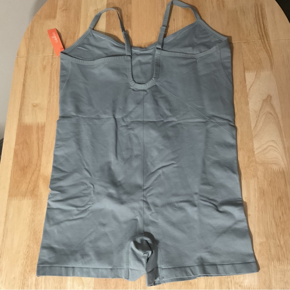 Colsie Bodysuit Womens 2X Gray Sleeveless Shapewear Seamless Romper Loungewear - Picture 4 of 9